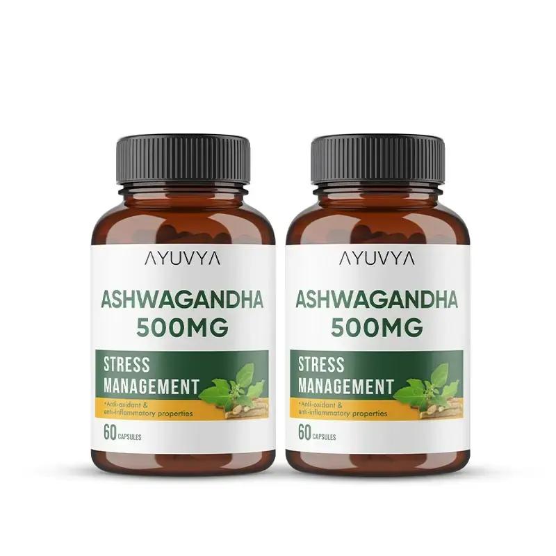 Ashwagandha Capsules 500mg | Pack of 2