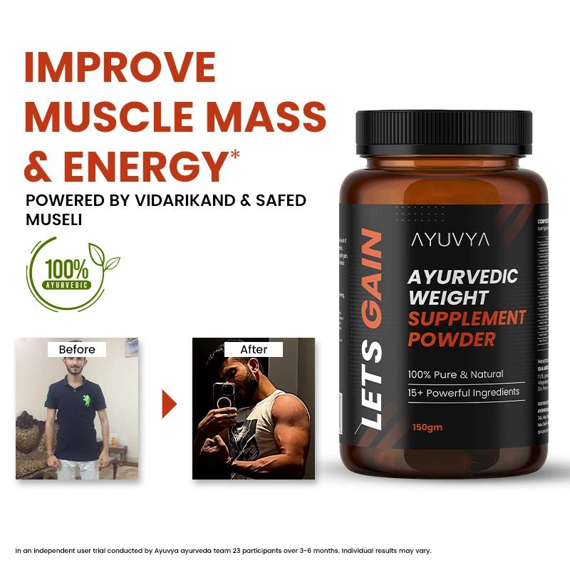 Ayuvya Lets Gain Ayurvedic Weight Gainer