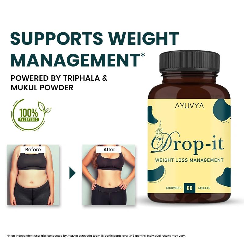 Ayuvya Drop-it |  60 Tablets | With Diet Chart