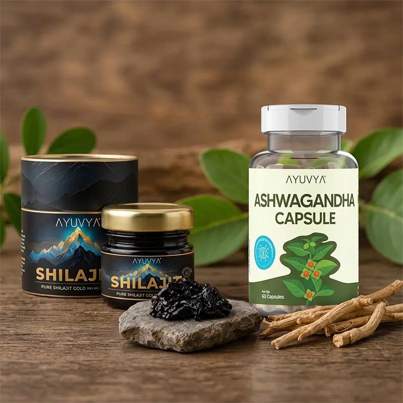 Shilajit and Ashwagandha: Benefits, How They Work Together, Best Time to Take Them & Who Should Use Them