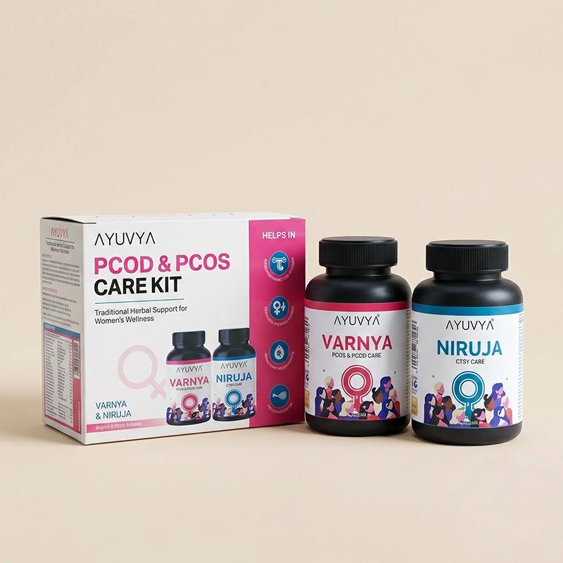 Ayuvya PCOS & PCOD Care Kit(Varnya & Niruja)