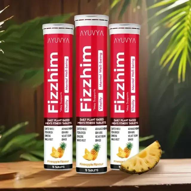 Ayuvya Fizzhim Pineapple flavour | Pack of 3