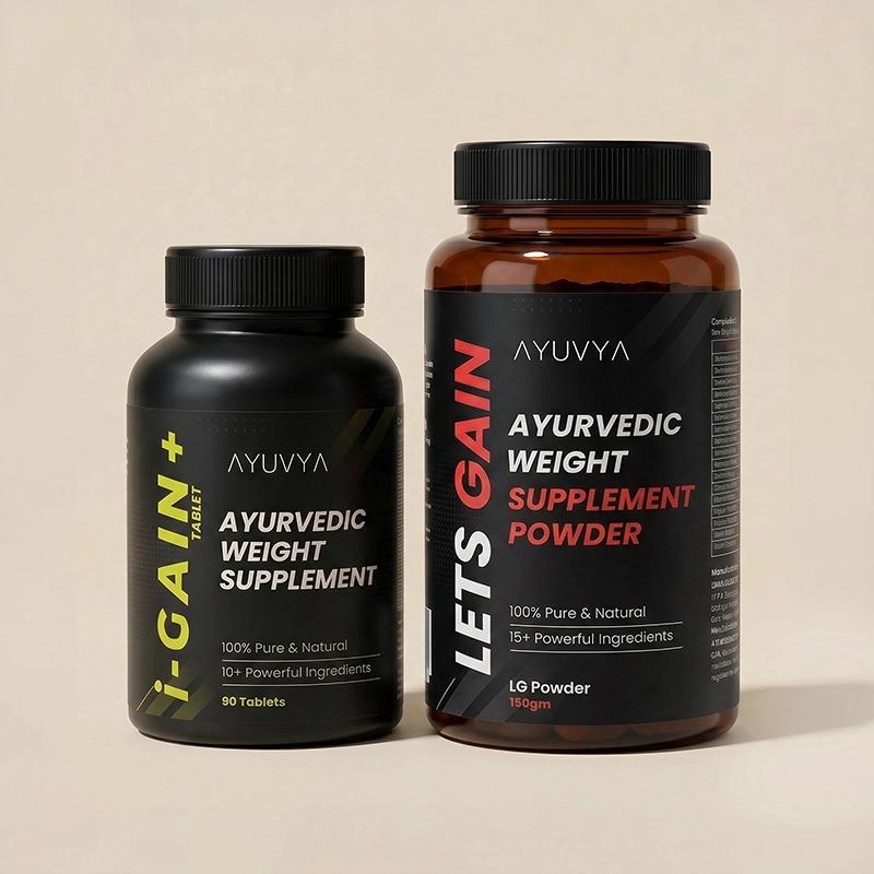 Ayuvya Lets Gain & i-Gain+ Weight Gain Combo