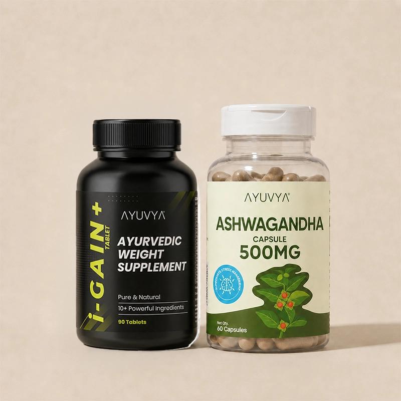 Ayuvya Ashwagandha and i-Gain+ Combo