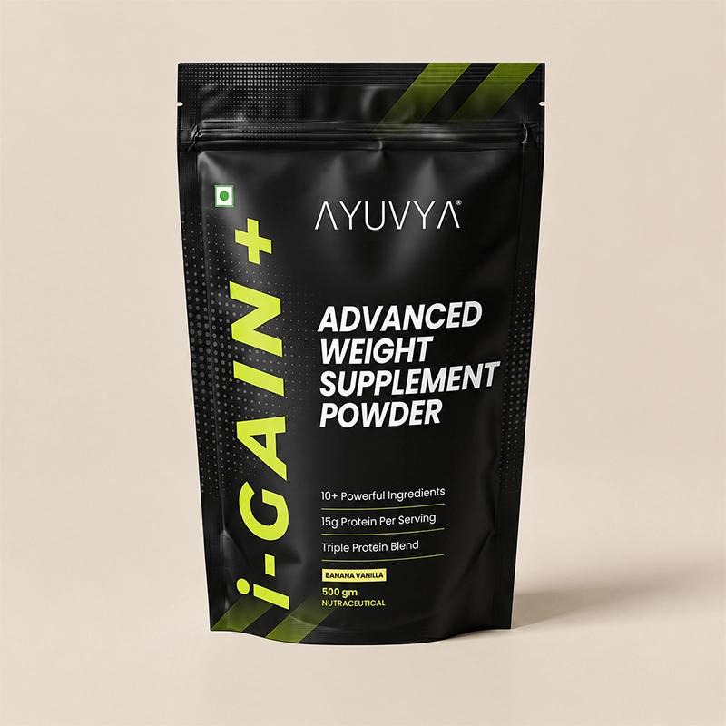 Ayuvya i-GAIN+ Weight Gain Powder 500gm