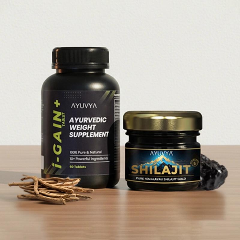 Ayuvya Shilajit & i-Gain+ Combo