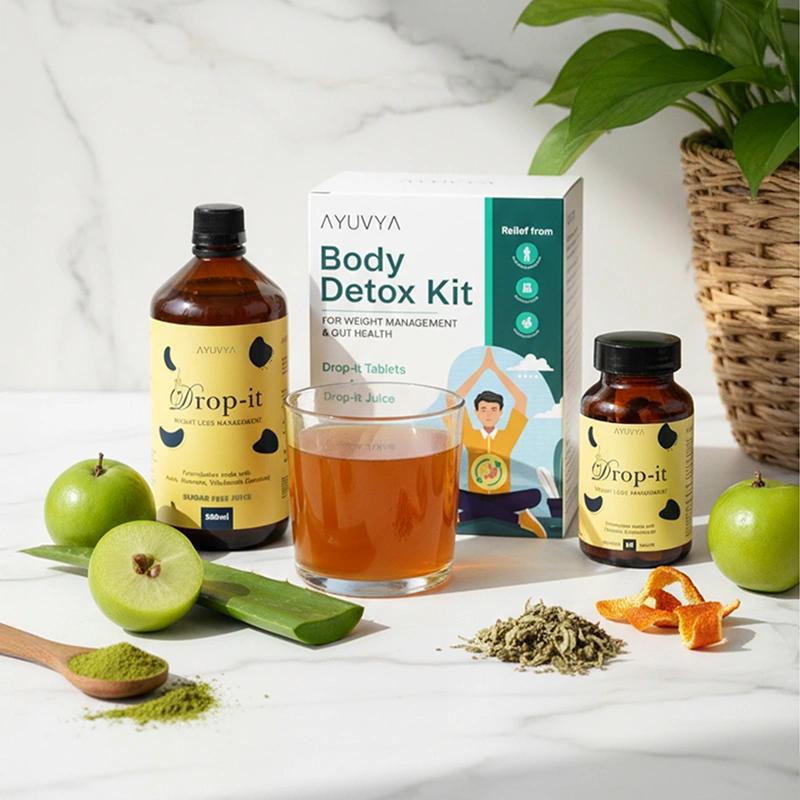 Ayuvya Drop-it Juice + Tablet Combo