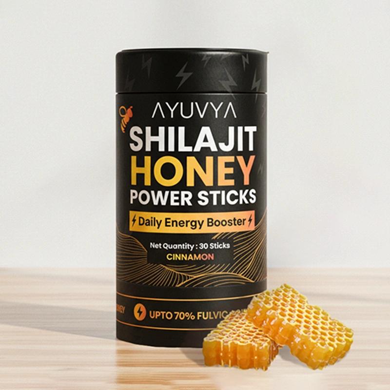 Ayuvya Shilajit Honey Sticks (Cinnamon)