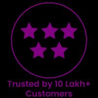 Trusted by 10lakh+ customers